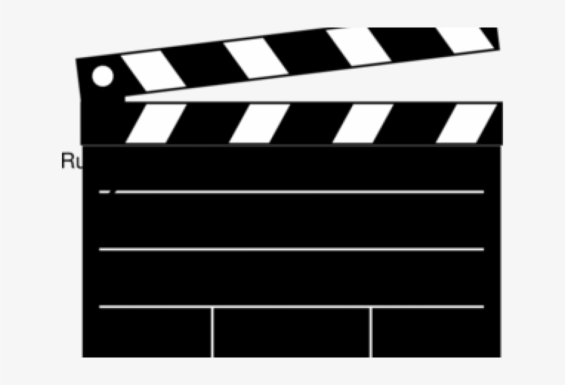 Movie Clipart Clipboard - Film Clap, transparent png