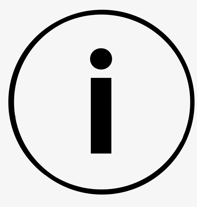 Minimalist Info Icon - Info Icon Minimalist, transparent png