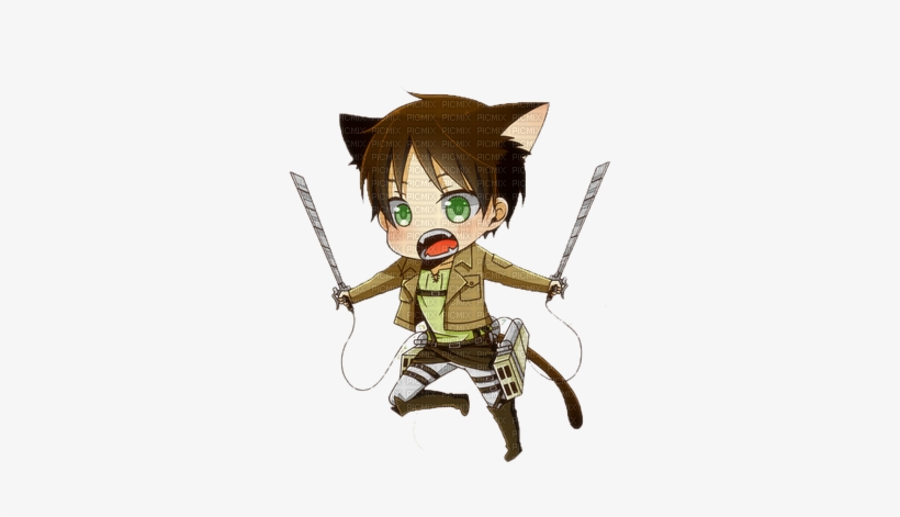 Eren Chibi - ♥ - Attaque Des Titans Eren Chibi, transparent png