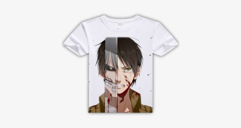 Attack On Titan Eren Yeager Graphic Tees - Attack On Titan Samsung Galaxy S7 Case,attack On Titan, transparent png