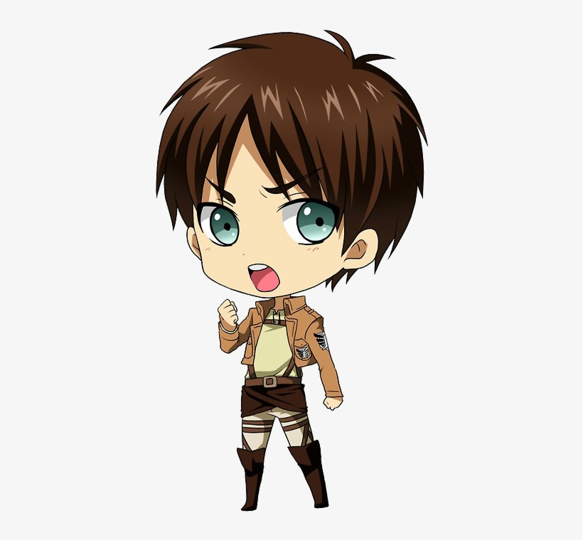 Eren Jaeger Transparent - Attack On Titan Chibi Eren, transparent png