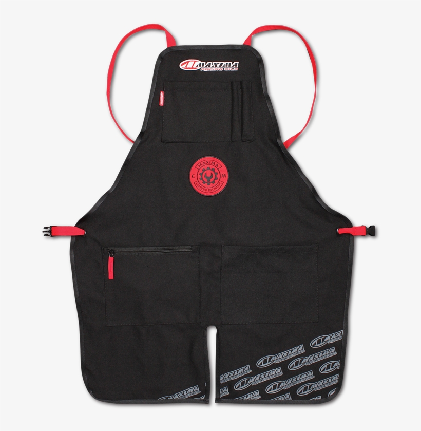 Shop Apron - Maximausa Maxima Heavy Duty Shop Apron Black/red, transparent png