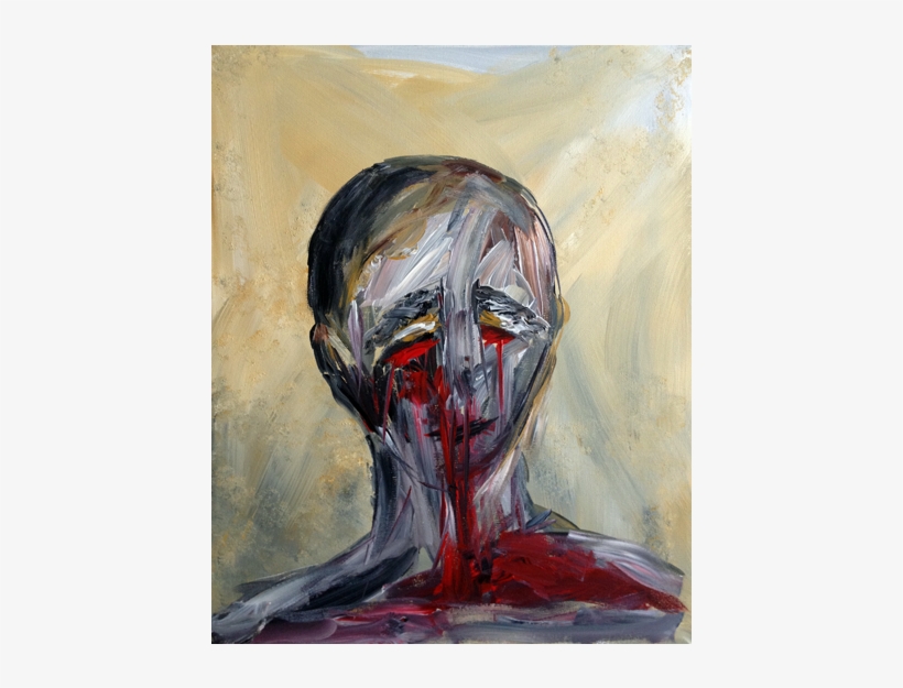 Melting Face - Modern Art, transparent png