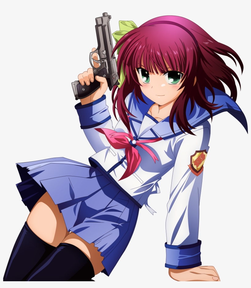 Angel Beats , Vectors, Transparent, Nakamura Yuri, - Angel Beats Yuri Png, transparent png