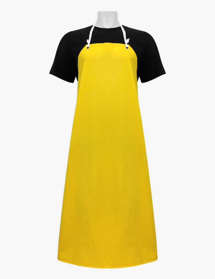 Industrial Yellow Pvc On Polyester Apron - Apron, transparent png