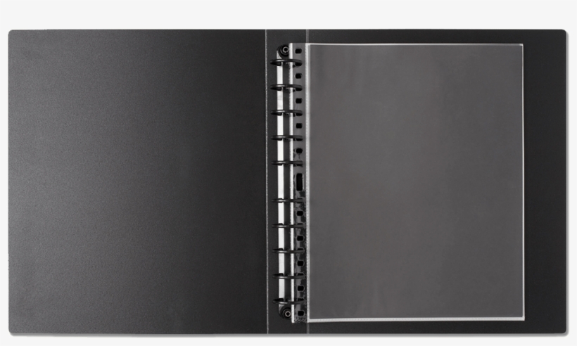 Prat Start Premium Ring Binder - Open Black Ring Binder, transparent png