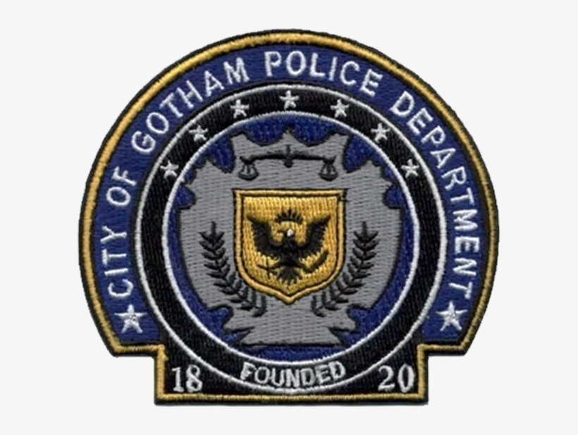 Gotham City Police Department Shoulder Patch - Gotham Police Department Logo, transparent png