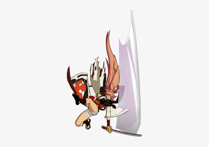 296px-ggxrd Baiken K - Computer File, transparent png