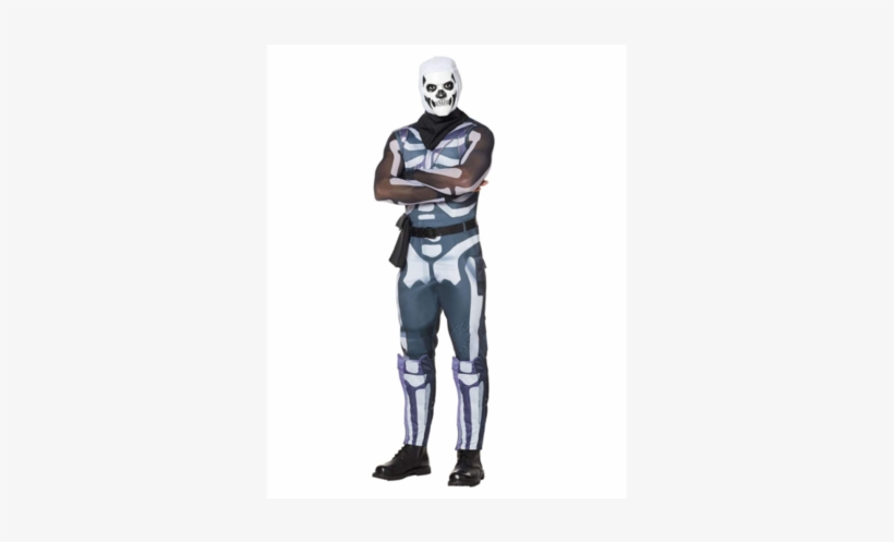 Adult Skull Trooper Costume - Disfraz De Skull Trooper, transparent png
