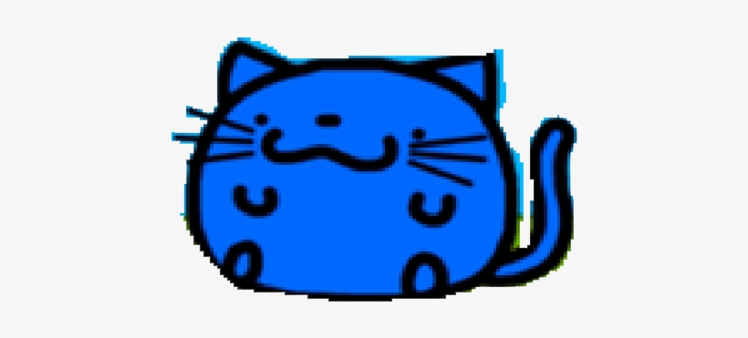 Huge Blue Cat Yay - Big Orange Chicken Boto, transparent png
