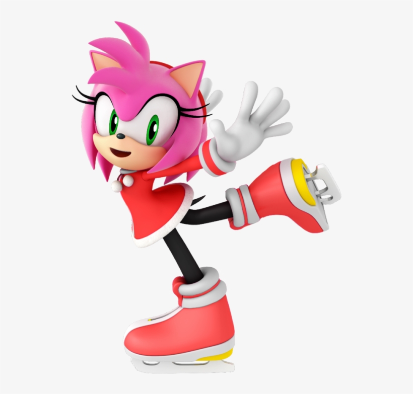 Did A Couple Of Edits Because I Wanted To See How Amy's - Mario And Sonic At The Olympic Winter Games Amy, transparent png