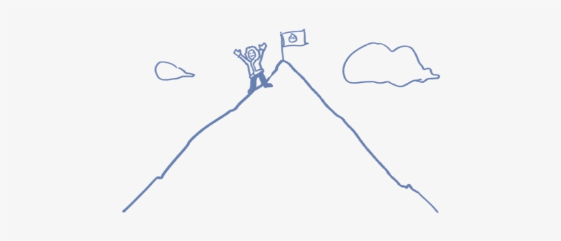 Climbing A Mountain Doodle - Hook 42, transparent png