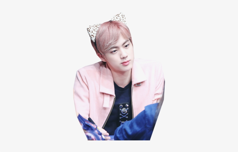 #bts Jin #bts Jin Spring Day #bts Розовая Принцесска - Bts In Cat Ears, transparent png