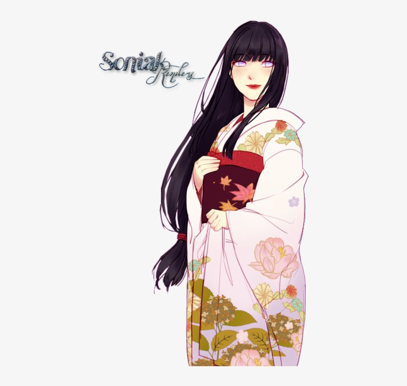 Hinata In A Kimono By Sk By Soniakr On Deviantart Vector - Hinata In Kimono, transparent png