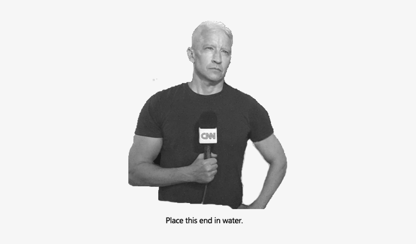 Anderson Cooper Meme Starter Kit 😭 - Cnn, transparent png
