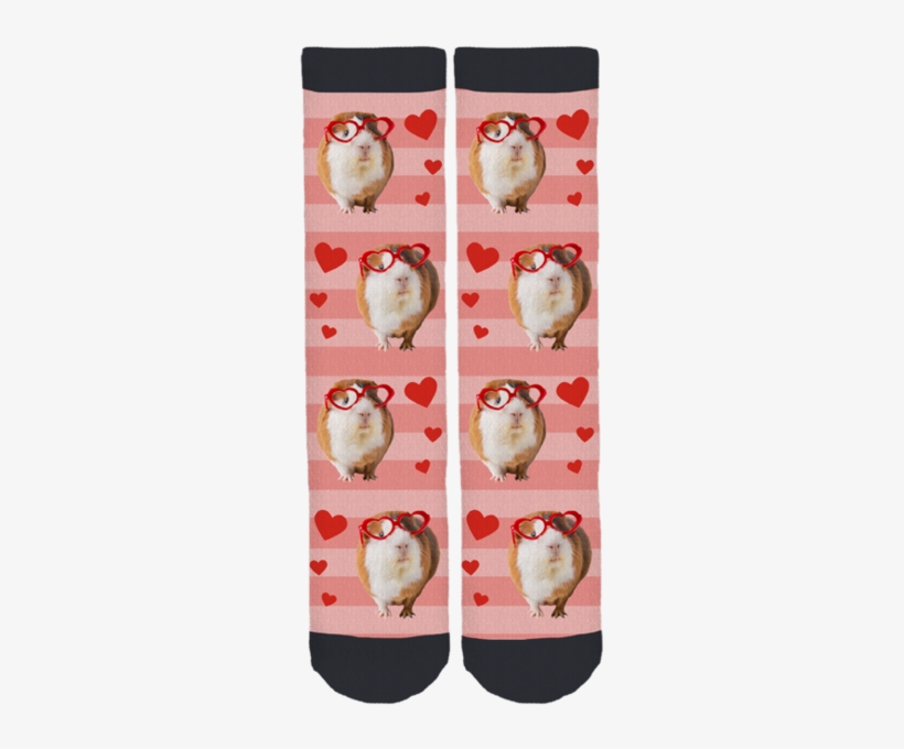Mieps The Guinea Pig Heart Socks - Sock, transparent png