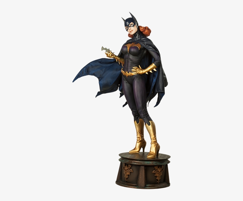 This Beautiful Batgirl Premium Format Figure Readies - Batgirl Premium Format Figure By Sideshow Collectibles, transparent png