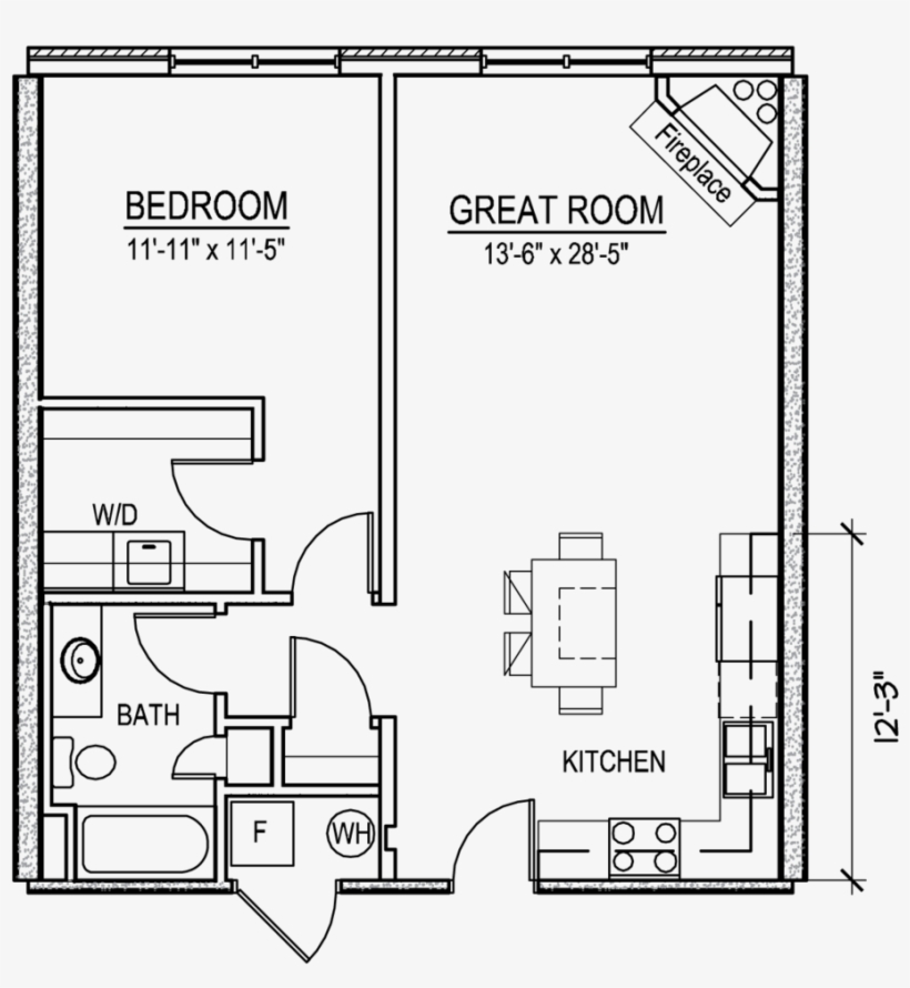 A 1 Bedroom - Bedroom, transparent png