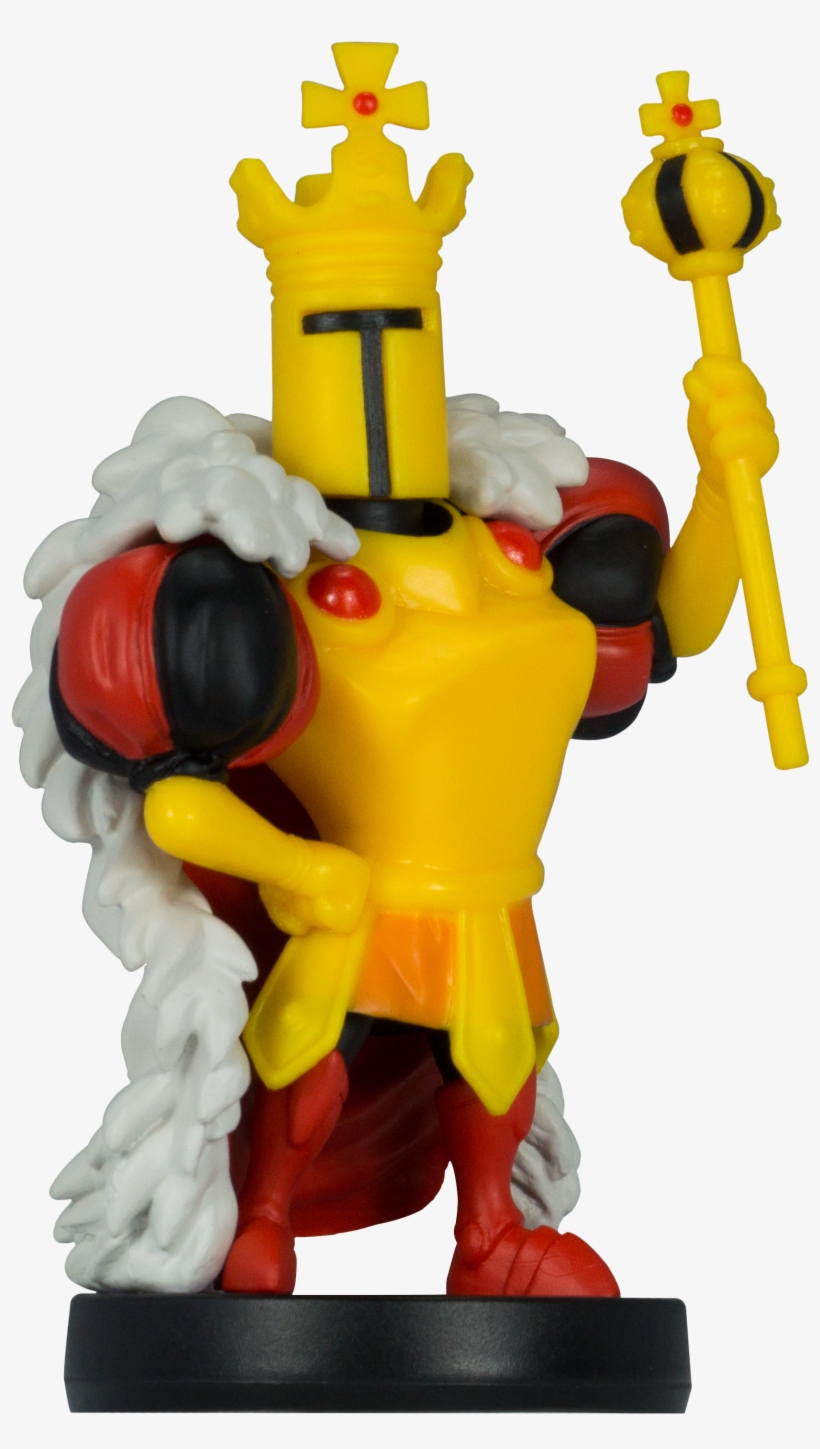 King Knight Amiibo Figure - Amiibo Shovel Knight 3 Pack, transparent png