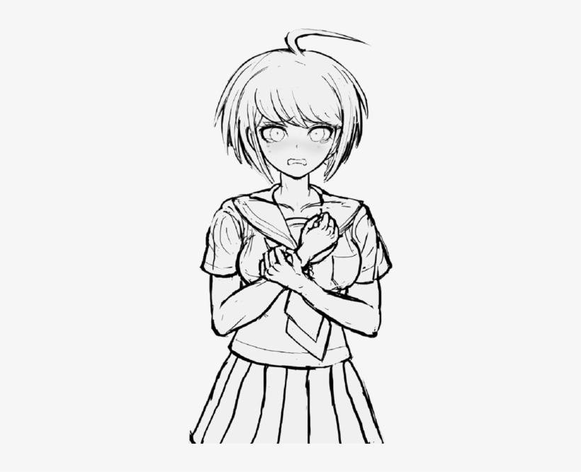 Danganronpa Ultra Despair Early Komaru 1 - Komaru Naegi Concept Art, transparent png