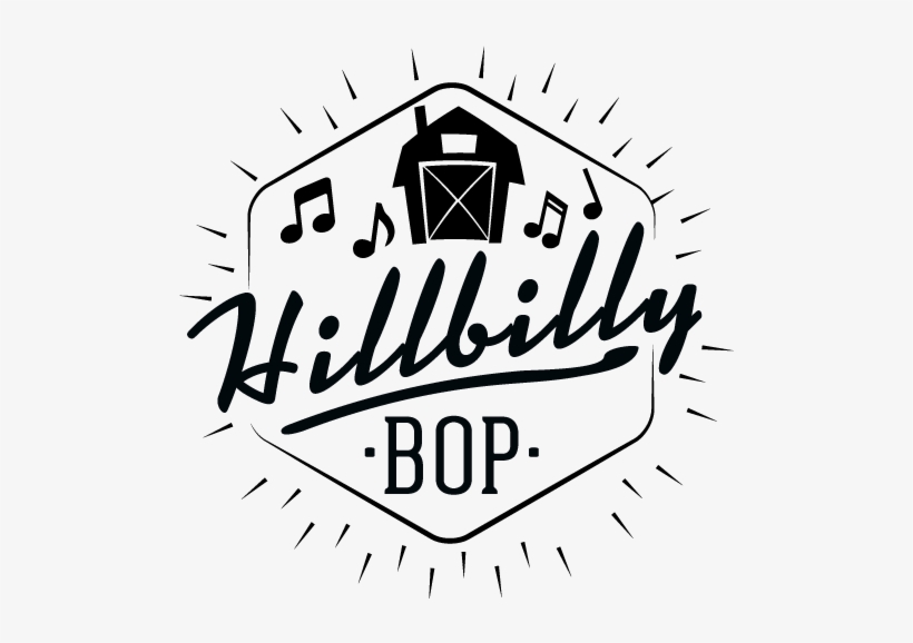 Hillbilly Bop Logo Black - Music Note, transparent png