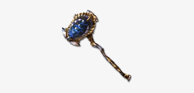 Xuanwu Mace - Genbu Weapons, transparent png
