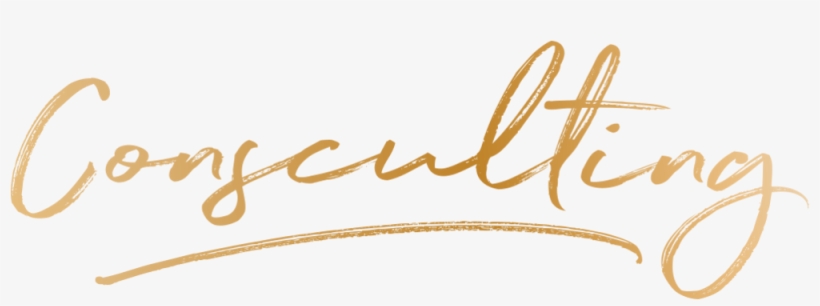 Consculting Logo - Calligraphy, transparent png