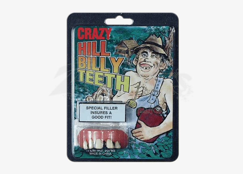 Rotten Hillbilly Teeth - Zombie, transparent png