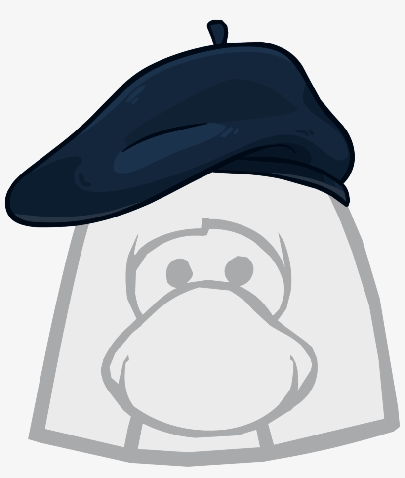 Beret - Boina Club Penguin, transparent png