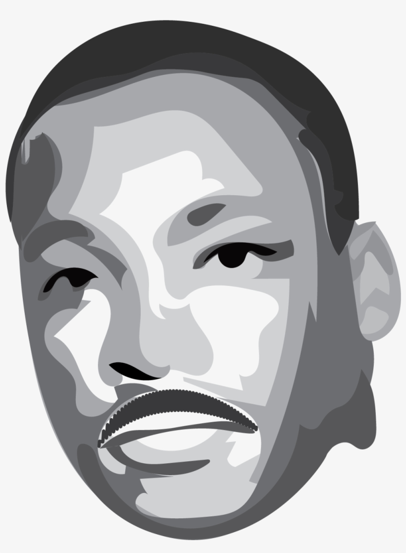 Martin Luther King Portrait-01 - Martin Luther King Animated Transparent, transparent png