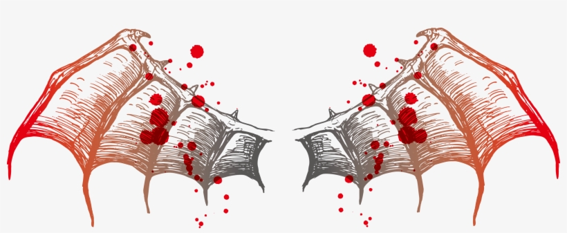 Bat Wing Euclidean Vector - Alas De Demonio Para Dibujar, transparent png