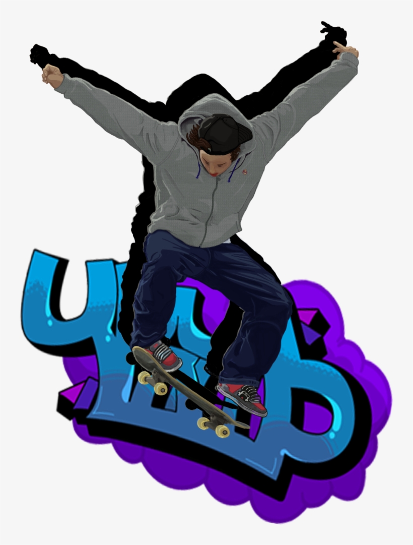 Clip Art Library Skate The Ride By Ulamb On Deviantart - Граффити Png Skate, transparent png