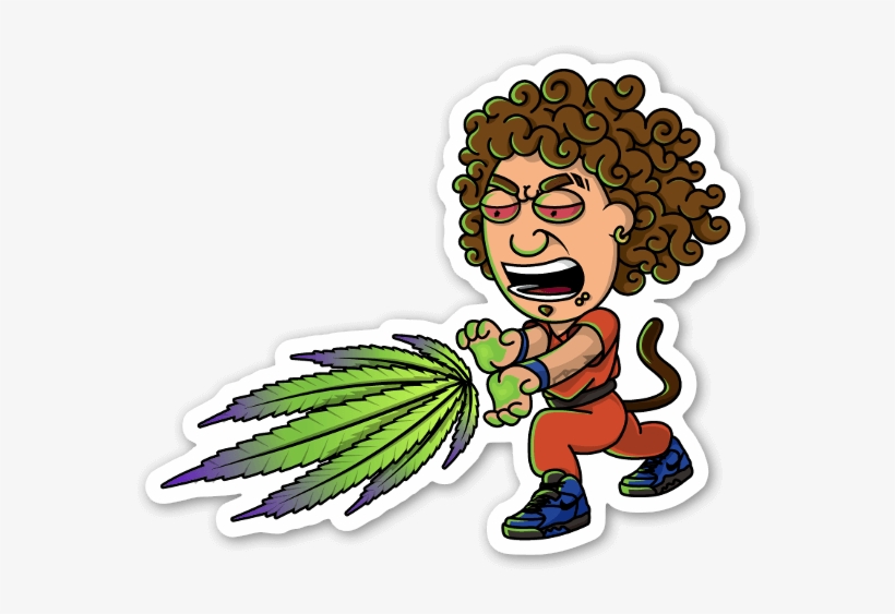 Jon Z Og Kamehameha Sticker - Dibujos De Jon Z, transparent png