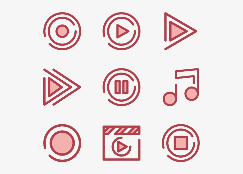 Media 36 Icons - Media Player Icons, transparent png