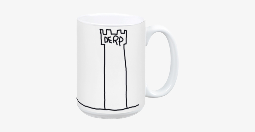 The Derp Tower Mug - Mug, transparent png