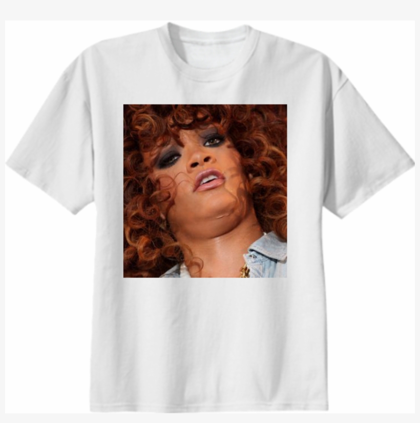 Shop Rihanna Derp Cotton T-shirt By Tjeezus - Love & Basketball Shirt, transparent png