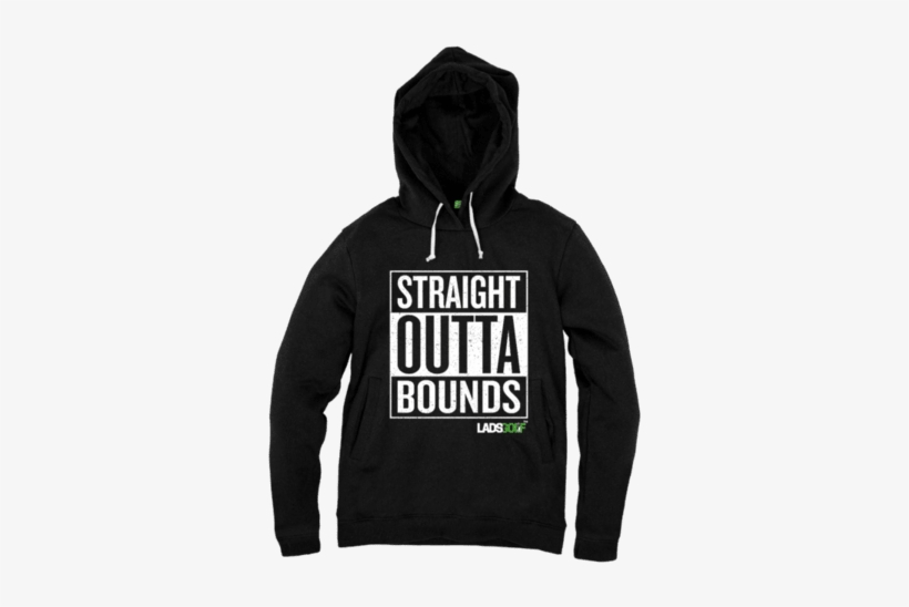 Straight Outta Bounds Hoodie - Hoodie, transparent png
