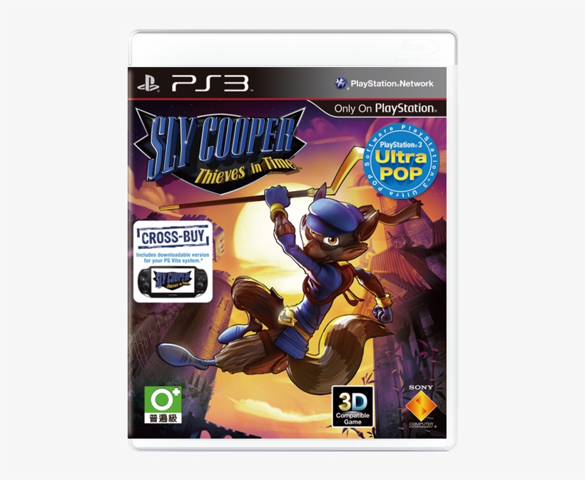 Product Outline - Sly Cooper: Thieves In Time Playstation 3 Ps3, transparent png