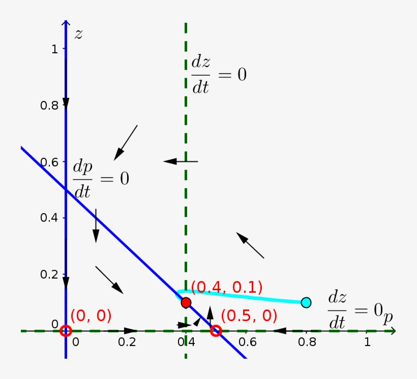 Phase Plane Of A Model Of Nitrogen Transfer In Plankton - Plot, transparent png