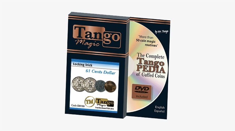 Locking Trick 61 Cents By Tango - Locking Trick 61 Cents (w/dvd)(2 Quarters, 1 Dime,, transparent png