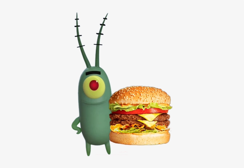 Plankton - Hamburger, transparent png