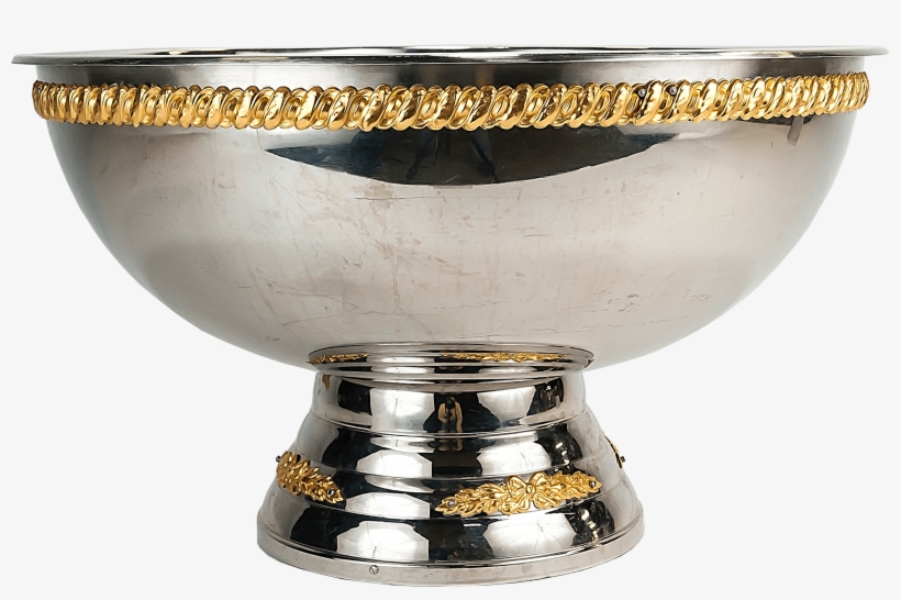 Gold Trim Punch Bowl 100 Cup - Egg Cup, transparent png