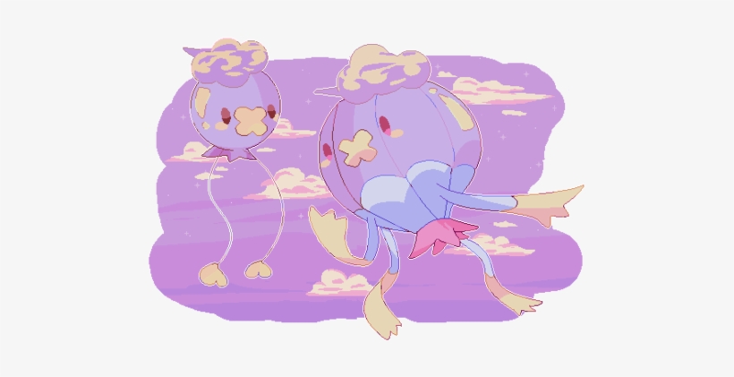 Pastel, Pixel, And Pokemon Image - Drifloon, transparent png