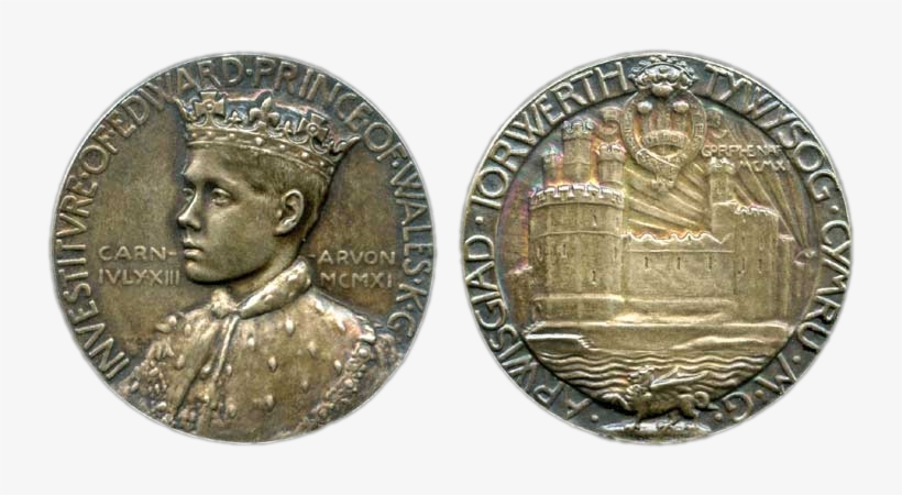 Edward Albert Prince Of Wales Investiture Medallion - Investiture Of Edward Prince Of Wales 1911, transparent png