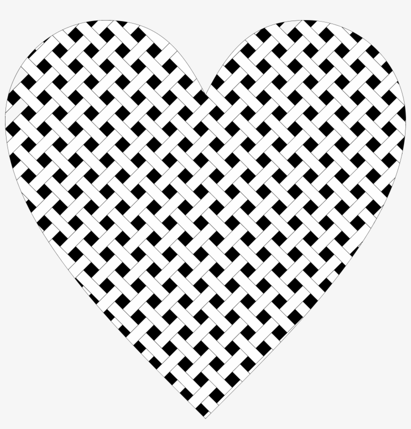 This Free Icons Png Design Of Heart Lattice Weave, transparent png