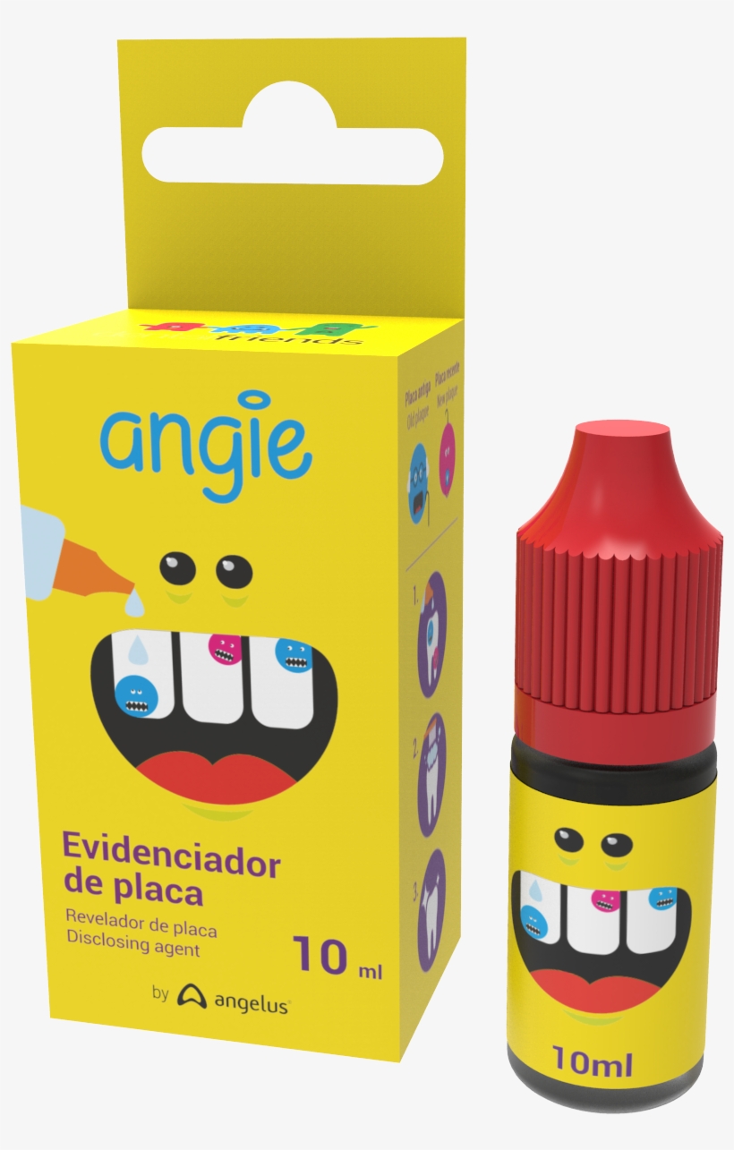 1706140655 Angie Evidenciador De Placa Embalagem E - Angelus, transparent png
