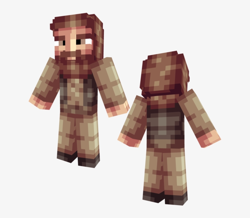 Irpbhppng - Minecraft Skin Walking Dead, transparent png