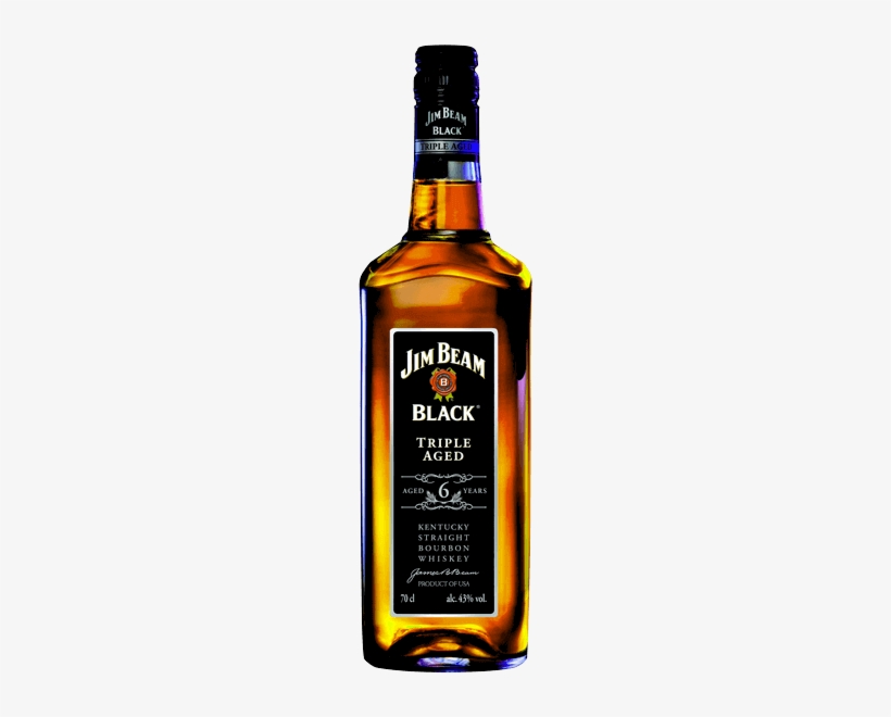 Jim Beam Black Label - Jim Beam Black Kentucky Straight Bourbon Whiskey, transparent png