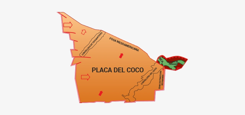 Ilustración Sobre La Placa O El Bloque - Placa De Cocos Y Nazca, transparent png