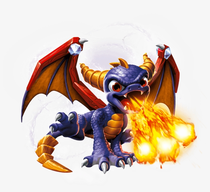 Spyro Series 2 Transparent Render - Spyro Skylanders Giants, transparent png